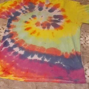 hand dyed tye dye tshirt